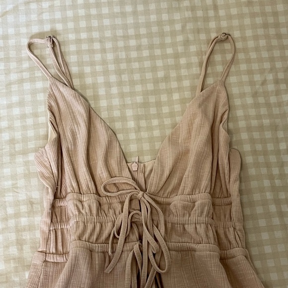 Princess Polly Pink Romper with Bow Detailing - Picture 4 of 4